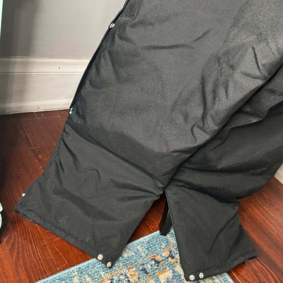 Carhartt Lined Zip Front Cargo Bib Overalls Size 42x30 Black - Picture 12 of 16